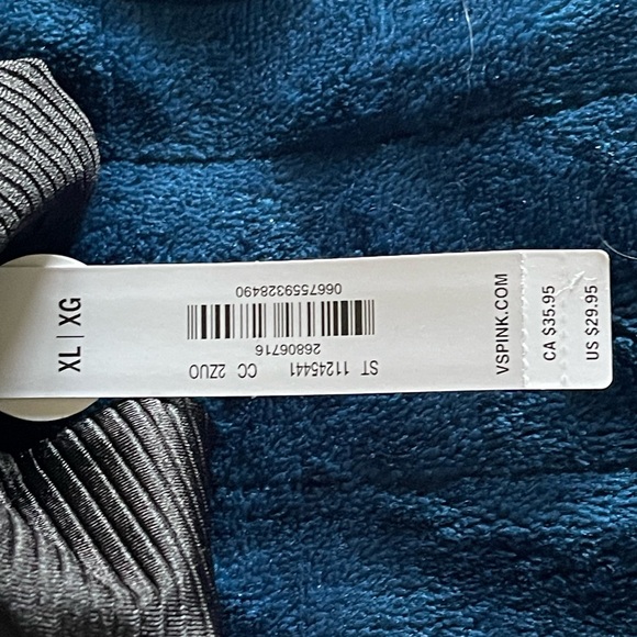 Pink Victoria secret black Brazilian bottom textured - Picture 3 of 6